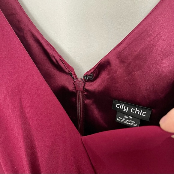 🌼 City Chic, Cherish Maxi, Garnet, Sleeveless Dress - NWT - Picture 10 of 16